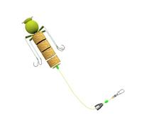 Barbed Hook Fishing Tackle Floating Carp Hook Anti Tanglement Sleeve Design Anti Bottom Suspension Fishing Rigs Lure Casting Optimized