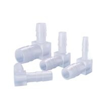Barbed Reducer Connector for Aquarium and Windscreen Washer - Durable Elbow Tube Hose Adapter 1pc(1PC 16mm-10mm)