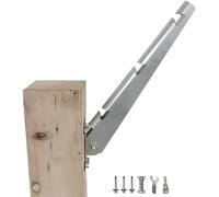 Barbed Wire Arm Extensions for Chain Link Fence - Hot-Dip Galvanized Steel, Cornered Barbwire Arm, All Bolts Included, Top Rail (15)