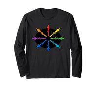 Barbed Wire Chaos Star Long Sleeve T-Shirt
