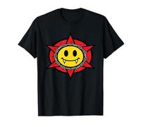 Barbed Wire Vampire Smile Emblem T-Shirt