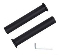 Barbell Adapter Sleeve Pair 1" to 2" Weight Plate Converter, Gym Bar Attachment for Standard to Sleeve, Plastic Barbell Sleeve Reducer and Curl Bar(48 * 200mm)