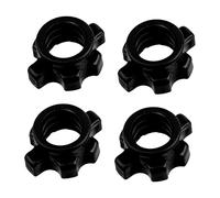 Barbell Clips 4 Pcs black screws exercise handles non-slip gym accessories Barbells- Lock Collar Nut screw cap lock ring dumbbell bar collar dumbbell bar gym machines for home