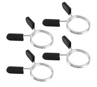 Barbell Clips Olympic Barbell Clamps Collars 2 Inches Weight Bars Lock Dumbbell Spring Clips Circlip Fitness Weightlifting Buckle 4 Pack