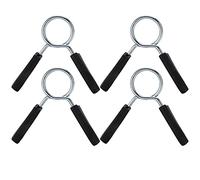 Barbell Collar Lock Gym Weight Dumbbell Spring Clips 4Pcs Set Heavy Duty Steel Construction Non Slip Design for Home Gym Fitness Workouts (Inner Diameter 24mm (Pack of 4))