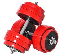 Barbell Dumbbell Set 30KGS Ergonomic Fitness Exercise Home Gym Adjustable