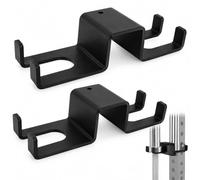 Barbell Holder Vertical Storage Rack, 2pcs Wall Mounted Weight Storage | Space Saving Power Rack Attachments Olympic Bar Holder For Home & Commercial Gym