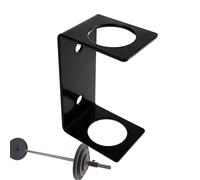 Barbell Holder Wall Mount, Dumbbell Bar Wall Mount - Barbell Wall Stand, Heavy Duty, Strong Carrying Vertical Barbell Holder, Heavy Duty Steel Construction for Outdoor Gym