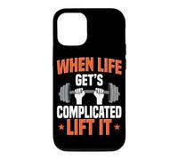 Barbell Lift When Life Get's Complicated Lift It Deadlifting Case for iPhone 12/12 Pro