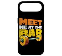 Barbell Meet Me At The Bar Funny Weightlifting Gym Case for iPhone Air