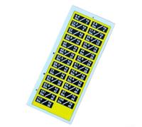 Barbell Plate Stickers 1.4x3.6cm KG LB Dual Range(2kg incremental) | Waterproof vinyl material, sweatproof for surface, tear resistant design, matte finish, enhanced readability