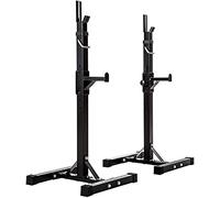 Barbell Rack Squat Stand Bench Press Rack Adjustable Squat Rack Split Weight Lifting Barbell Stand Portable Home Gym Lifting Stands Racks Mu