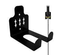 Barbell Rack - Vertical Wall Storage Holder, Heavy Duty Steel Mount Bracket with Space Saving Gym Organization Design, Protective Lined Cradle Support, Ideal for Home Basement Studio Setup