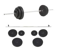 9pc VidaXL 30kg Barbell Set