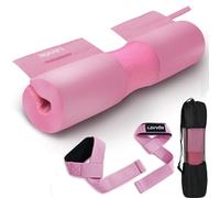 Barbell Squat Pad Set Nylon Padding AntiSlip- Thick Foam Barbell Pad for Squats Cushion,Lunges&Bar Padding for Hip Thrusts -Standard Weight Bar Pad -With Wrist Straps Weightlifting