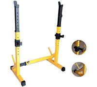 Barbell Stand Weight Lifting Rack Gym Family Fitness Pull-Up Bars Bench Press Strength Training Rack Home Indoor Gym Men's Fitness Barbell Rack Squat Rack Multifunctional Shel,