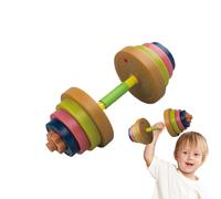 Barbell Toy Set - Kids Workout Equipment | Adjustable Weight Lifting Toy For Boys Girls Outdoor Physical Training, Durable Fitness Gear For Child Strength Development Play Fun Exercise Use