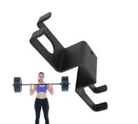 Barbell Wall Holder, Vertical Wall-Mounted Barbell Rack, Heavy-Duty Storage, Secure and Space-Saving Design for Home Gym, Strength Training, Functional Fitness, 500 g, Black
