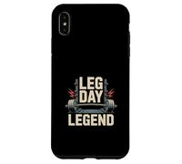 Barbell Workout LEG DAY LEGEND Gym Strength Case for iPhone XS Max