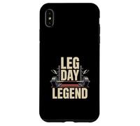 Barbell Workout LEG DAY LEGEND Gym Strength Case for iPhone XS Max