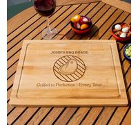 Barbeque Chopping Board - Personalised Name Grilled to Perfection BBQ Kitchen Cutting Board