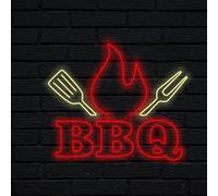 Barbeque Pig NEON Sign Restaurant Steak House NEON Sign Animal Beef Meat Grill LED Light Barbecue BAR Food Welcome NEON Sign LED Wall Decor