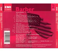 BARBER: ADAGIO FOR STRINGS; VIOLIN CONCERTO; ORCHESTRAL & CHAMBER WORKS NEW CD