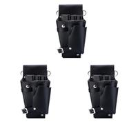 Barber Bag Leather Hairdressing Case Tools Scissor Bag Barber Pouch Holder Rivet Purse Adjustable Waist Shoulder Belt