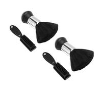 Barber Beard Brush Kit, Men's Shaving Brush Set, Rich Lather with Non Slip Handle, Premium Material for Salon, Home and Travel, Removes Debris, Keeps Beard Clean and Stylish