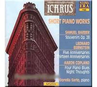 Barber, Bernstein, Copland - Short Piano Works - Dorella Sarlo (CD)