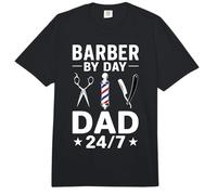 Barber by Day, Dad 24/7 Meme Comfort Colors Adult Heavyweight T-Shirt