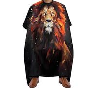 Barber Cape Abstract Lion Salon Cape Adjustable Hair Cutting Cape Professional Haircut Cape For Reusable Home Hairdressers 140x168cm