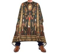 Barber Cape Ancient Egyptian Stain Resistant Hairdressing Apron Anti-Static Salon Cape For Men Coloring Salons