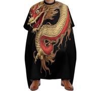 Barber Cape Asian Tattoo Dragon Art, Anti-static Hair Colouring Cape Unisex Barber Hairdresser Capes for Women Haircut 140X168cm
