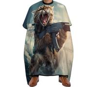 Barber Cape Cat Is Shooting Salon Cape Premium Hair Cutting Cape Adjustable Haircut Cape For Barber Accessories Reusable Home 140x168cm