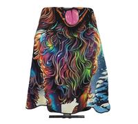 Barber Cape Cocker Spaniel Dog Professional Salon Cape Unisex With Hook Hairdressing Apron, For Styling, Men, Adults, Dyeing, 140x168cm