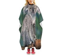 Barber Cape Cute Koala Bear Salon Cape Premium Hairdressing Gown Professional Hairdressing Cape For Reusable Home Barber Accessories 140x168cm