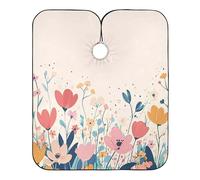 Barber Cape Cute Spring Flowers Adjustable Haircut Apron Gown Personalised Hair Cutting Cape For Men Women Coloring