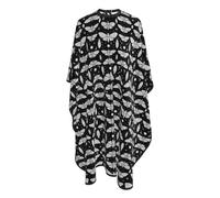 Barber Cape Gothic Moth Skull Sun Moon Black And White Professional Salon Cape Waterproof Soft Hairdressing Gown, For Barbers, Woman, Adults, Kids, 140x168cm