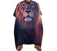 Barber Cape Lovely Beautiful Lion Art, Anti-static Hair Cutting Cape Unisex Hairdressing Apron for Haircut Family 140X168cm