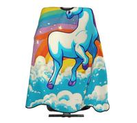 Barber Cape Rainbow Horse Dreams Hair Styling Cape Large Soft Hairdressing Apron, For Men, Styling, Adults, Kids, 140x168cm