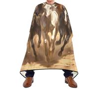 Barber Cape Running House Stain Resistant Haircut Apron Gown Adjustable Hairdressing Cape For Haircut Men Coloring