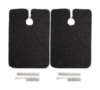 Barber Cape Set Hair Cutting Cape Salon Barber Capes Hairdressing Set 2pcs Adult Enlarge Cape 2pcs Handle Styling Comb 2pcs Hair Cutting Combs Polyester ABS