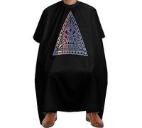 Barber Cape The Eye Of Ra Egyptian Illuminati Salon Cape Adjustable Hairdressing Gown Unisex Hair Cutting Cape For Home Barber Accessories Hairdressers 140x168cm