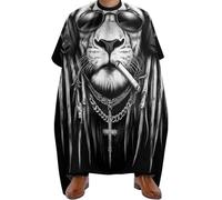 Barber Cape Vintage Reggae Jamaica Lion Sunglasses, Waterproof Hair Cutting Cape Professional Hairdressing Apron for Salons Haircut 140X168cm