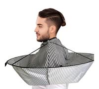 Barber Cape, Waterproof Umbrella Hairdressing Haircut Cape, Reusable Professional Portable Adjustable Apron, Full-Coverage Cloak for Women, Men, Adults, Kids, Salon and Home Use