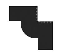 Barber Card For Precise Hairlines Enhancements And Beard Shaping With Measurement Indicators Reusable And Easy To Use