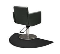 Barber Chair Mat 3ft x 5ft - Anti Fatigue Salon Floor Mat, Semi Circle Waterproof Chair Base Protector for Hair Stylist, Beauty Salon & Barber Shop, Standing Ergonomic Floor Mat