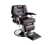 Barber Chairs Heavy Duty All Purpose Salon Chair Hydraulic Recline Barber Chair Beauty Salon Equipment 360 Degree Swiveling Adjustable Height Salon Spa Beauty Tattoo Hairdressing Shaving (Brown)