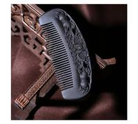 Barber Comb 5 Inch Men's Beard Comb Wooden Long Hair Comb Black Bathroom Shower Comb Suitable for All Hair Types Travel Hair Comb